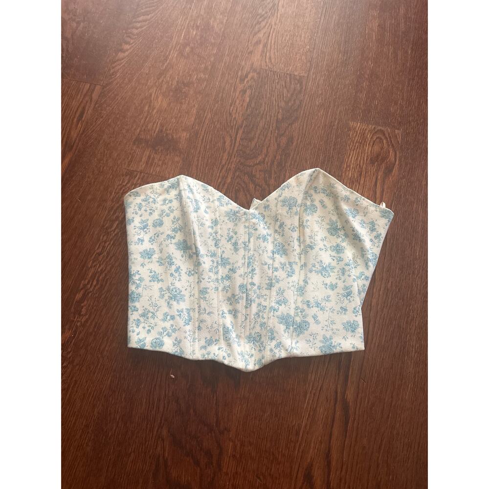 Floral Zara small corset top